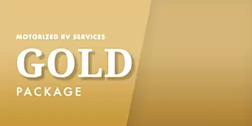 motorized rv services gold package
