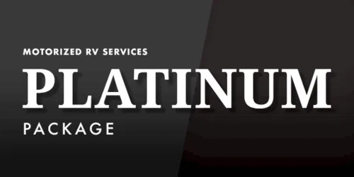 platinum motorized RV services package