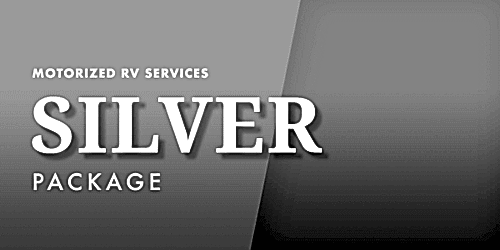 silver motorized RV services package